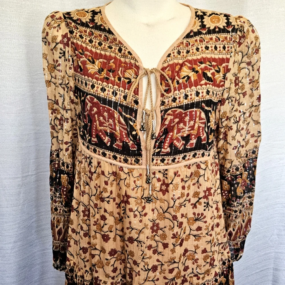 RAGA Advika Bohemian Floral Print Midi Dress - Picture 3 of 8